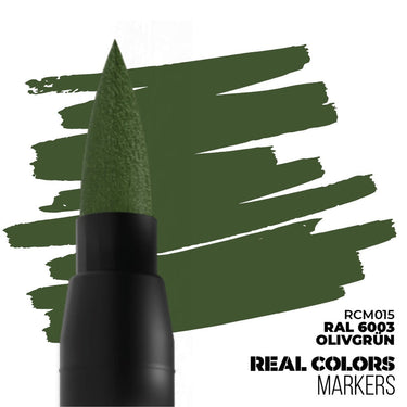 AK interactive RC015 Real Colors Markers RAL 6003 OlivgrŸn